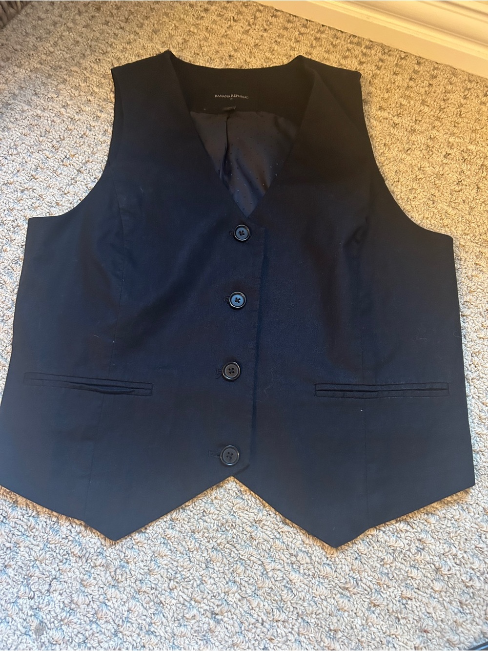 Banana Republic Black Women's Tailored Vest